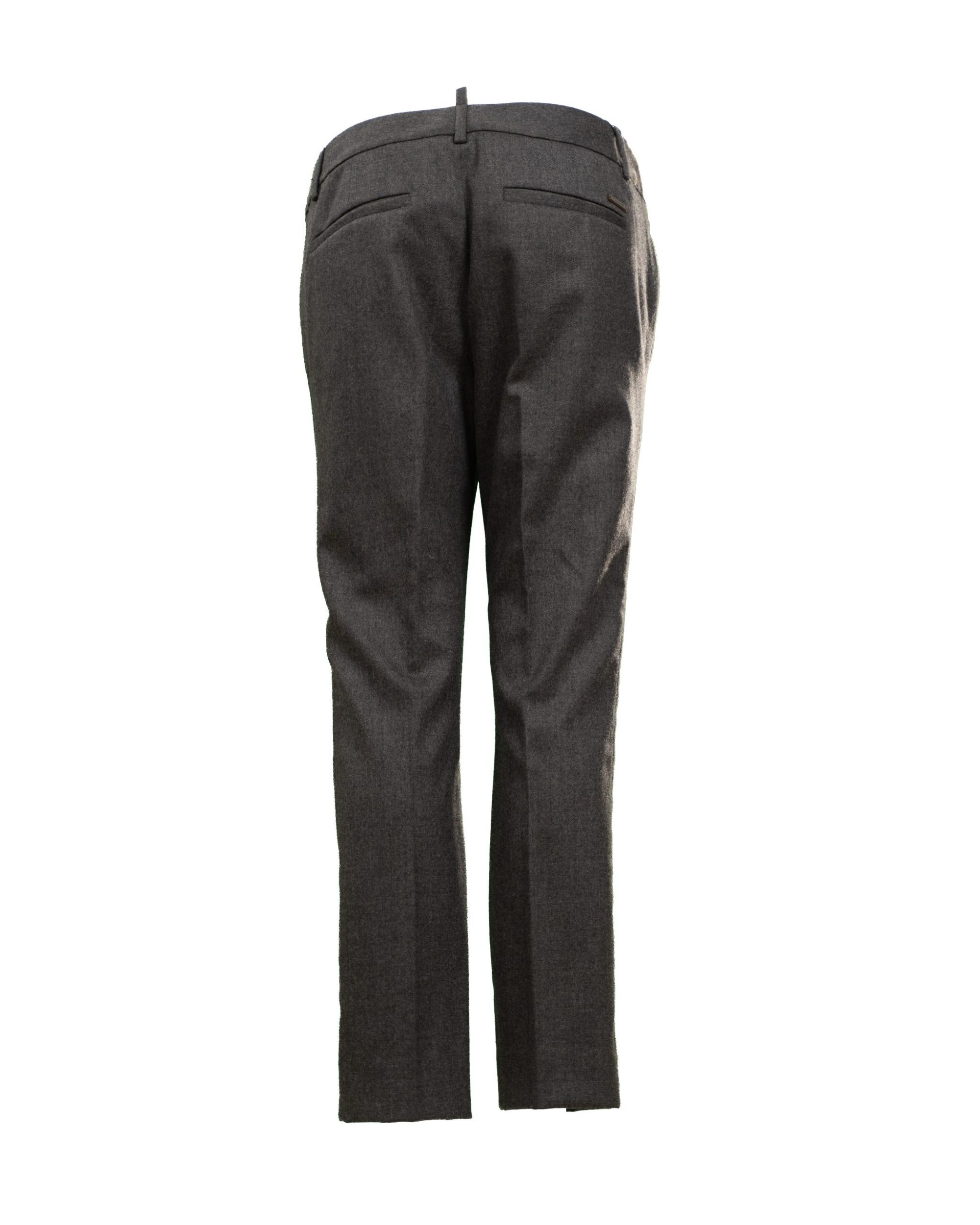 DSquared2 Pantaloni donna – Sartoriali in pura lana grigio - foto 2