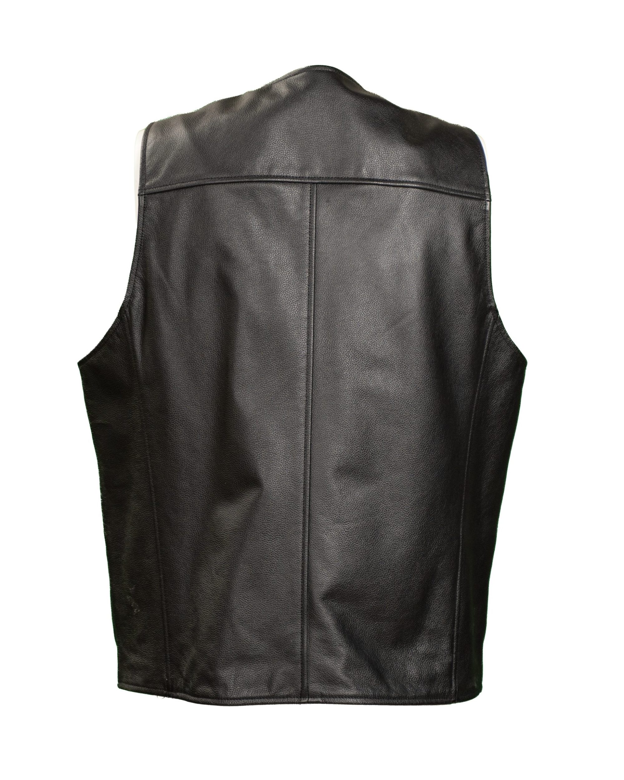 Gilet nero Harley Davidson in vera pelle - foto 2