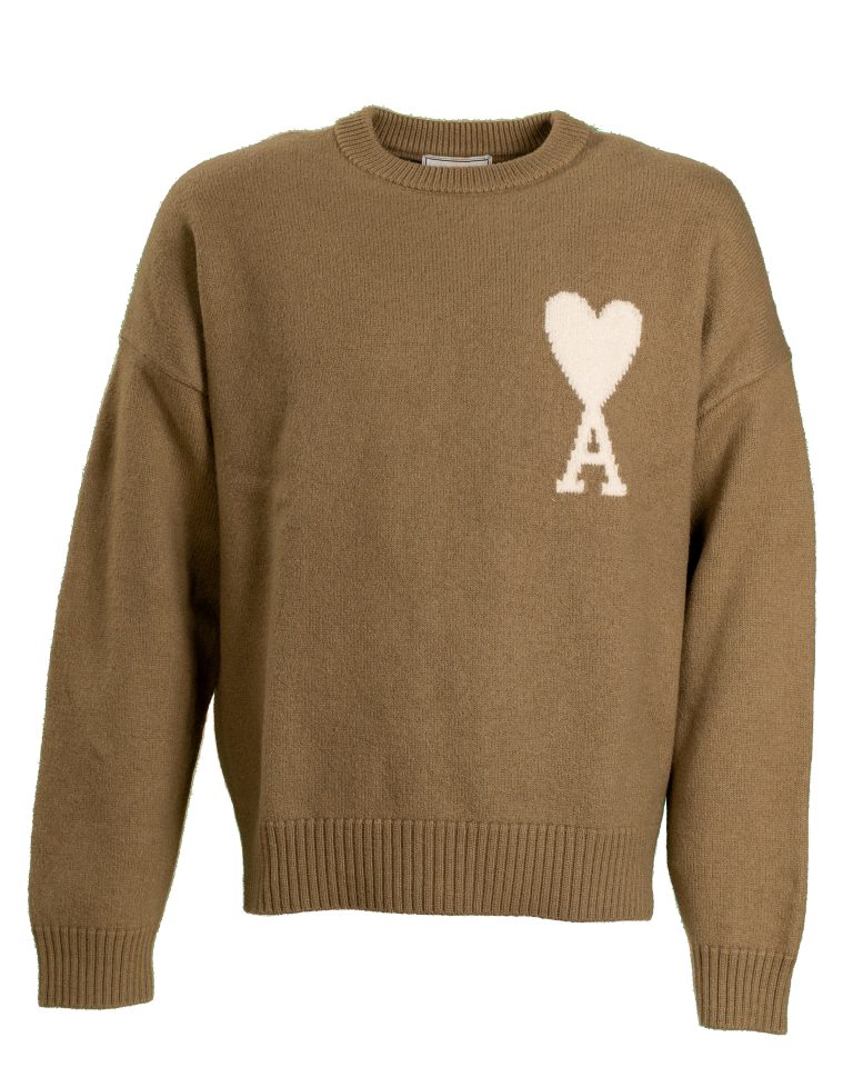 AMI de Coeur Maglione uomo – Girocollo in pura lana