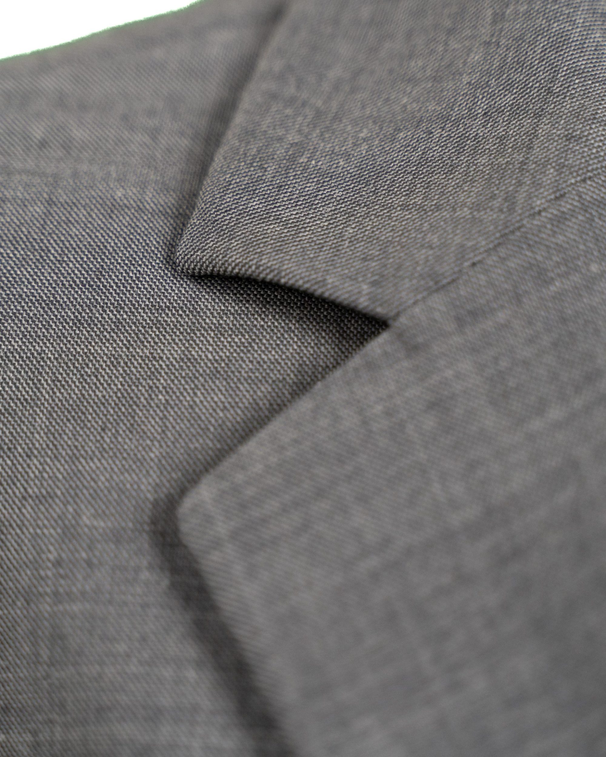 Blazer corto donna – In misto lana grigio con decorazioni in cristallo - foto 4