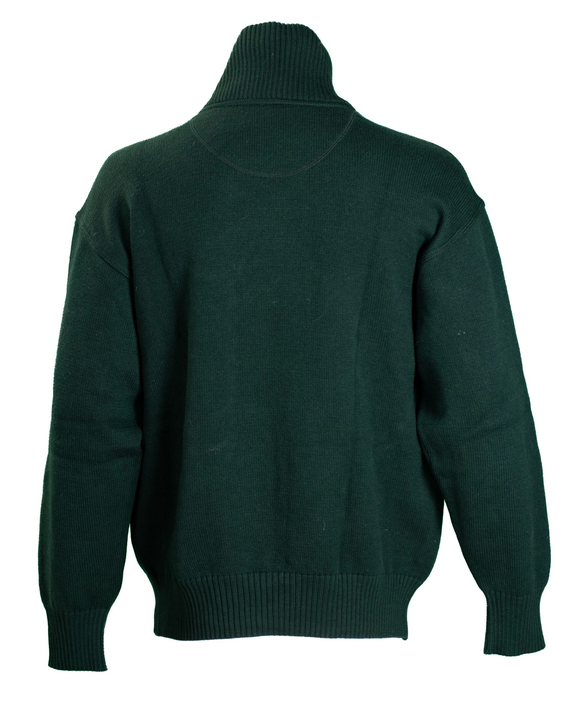 Paul & Shark Maglia uomo – In lana verde linea Yachting con collo alto - foto 2