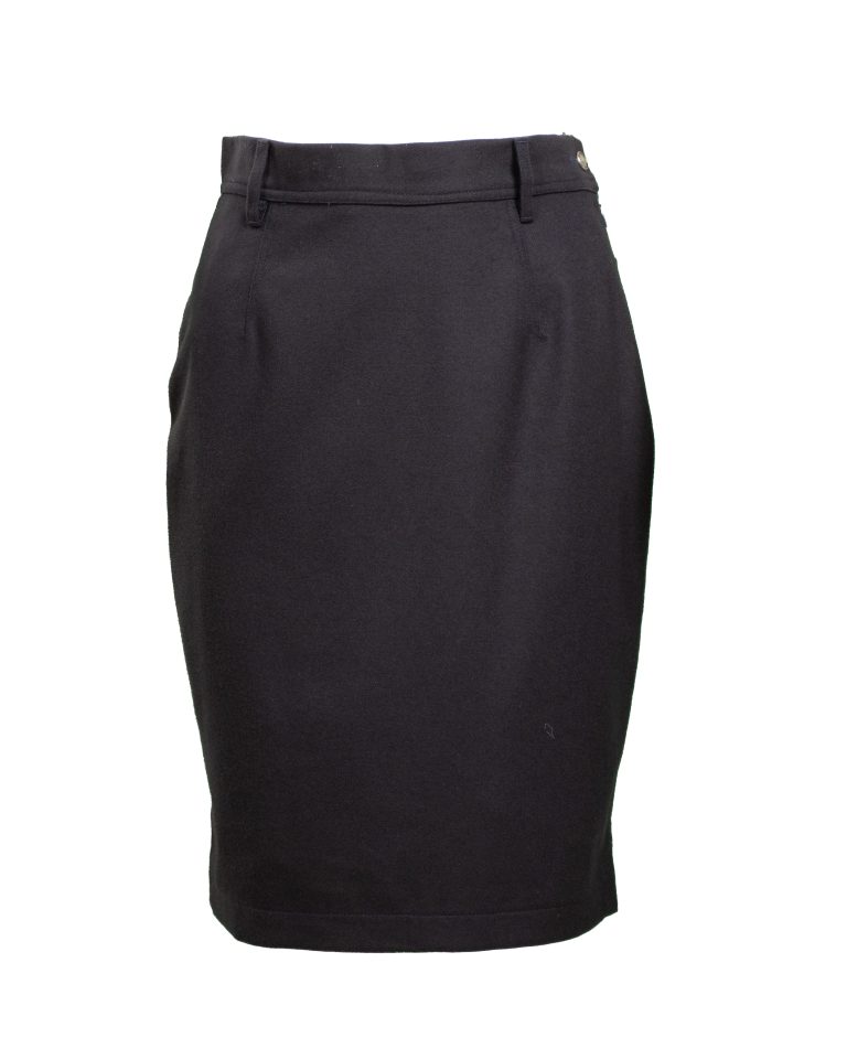 Fendi Gonna donna – In lana colore blu