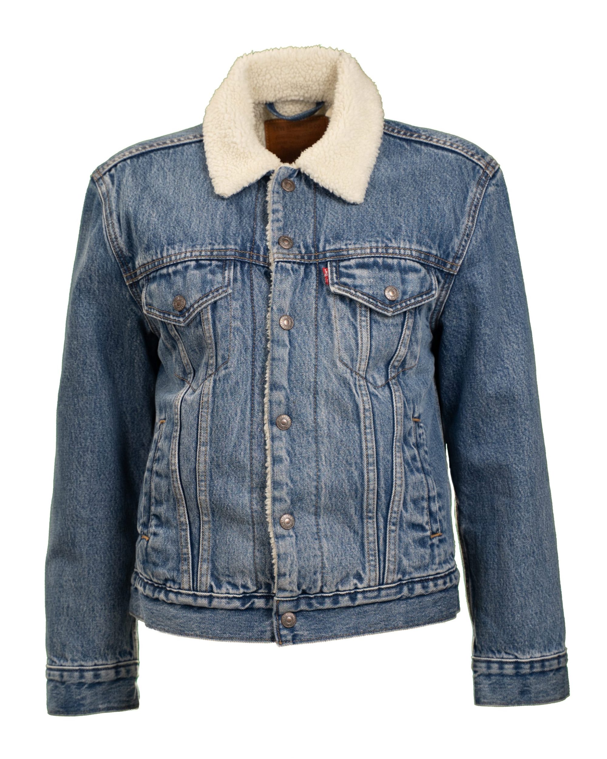 Giacca Levi’s Sherpa Trucker da uomo in denim