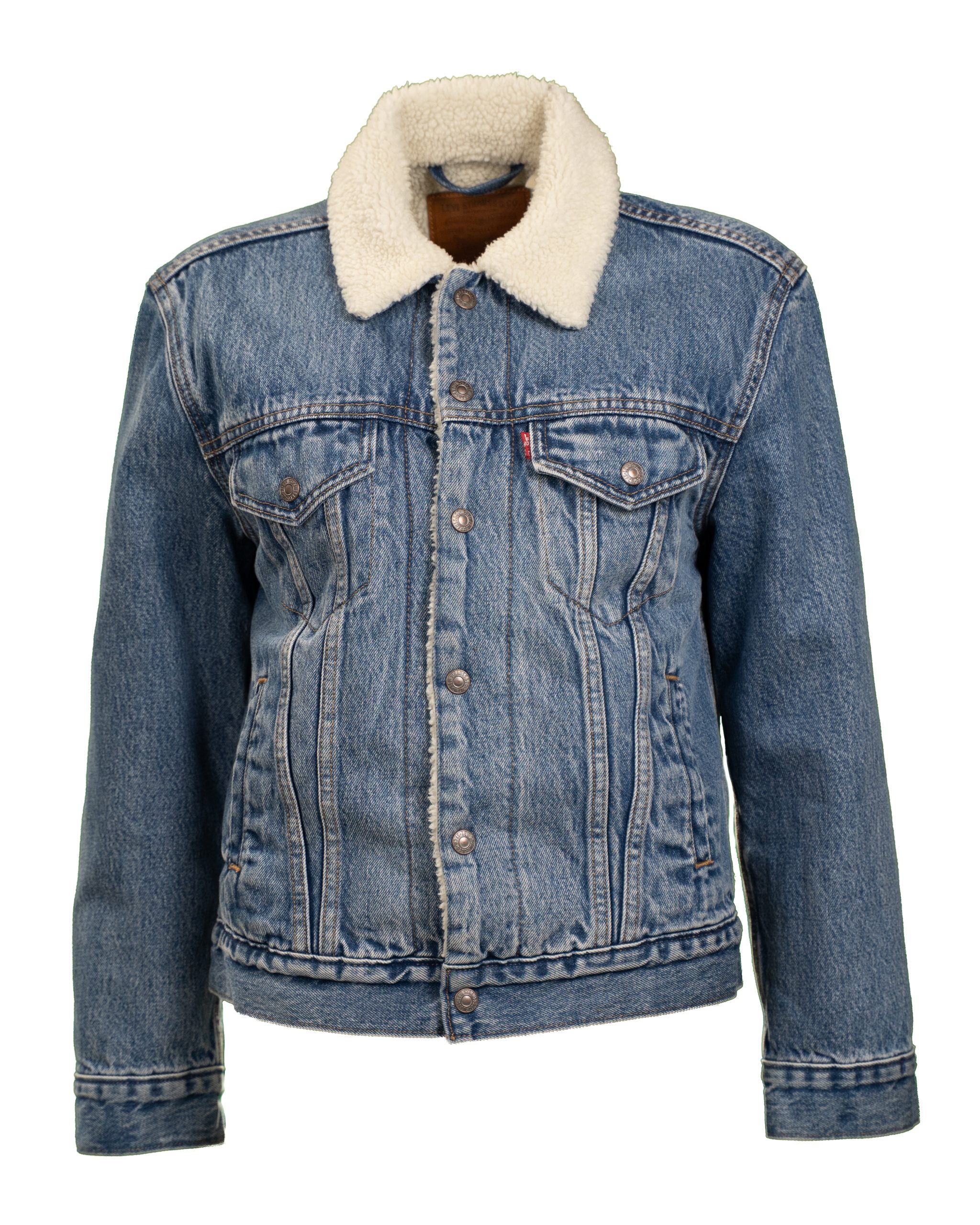 Giacca Levi’s Sherpa Trucker Da Uomo In Denim 1 Giacca Levi’s Sherpa Trucker Da Uomo In Denim