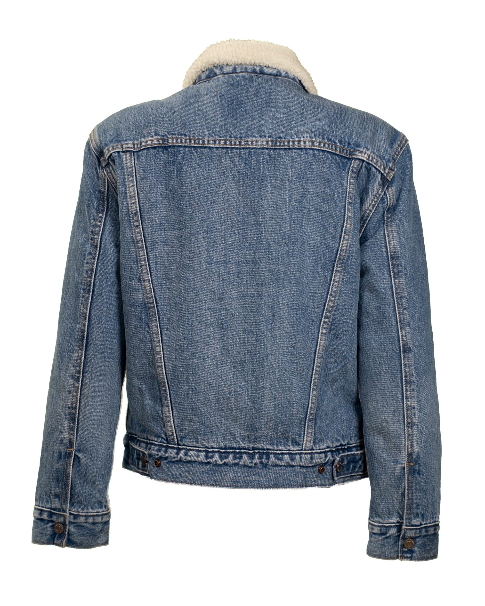 Giacca Levi’s Sherpa Trucker da uomo in denim - foto 2