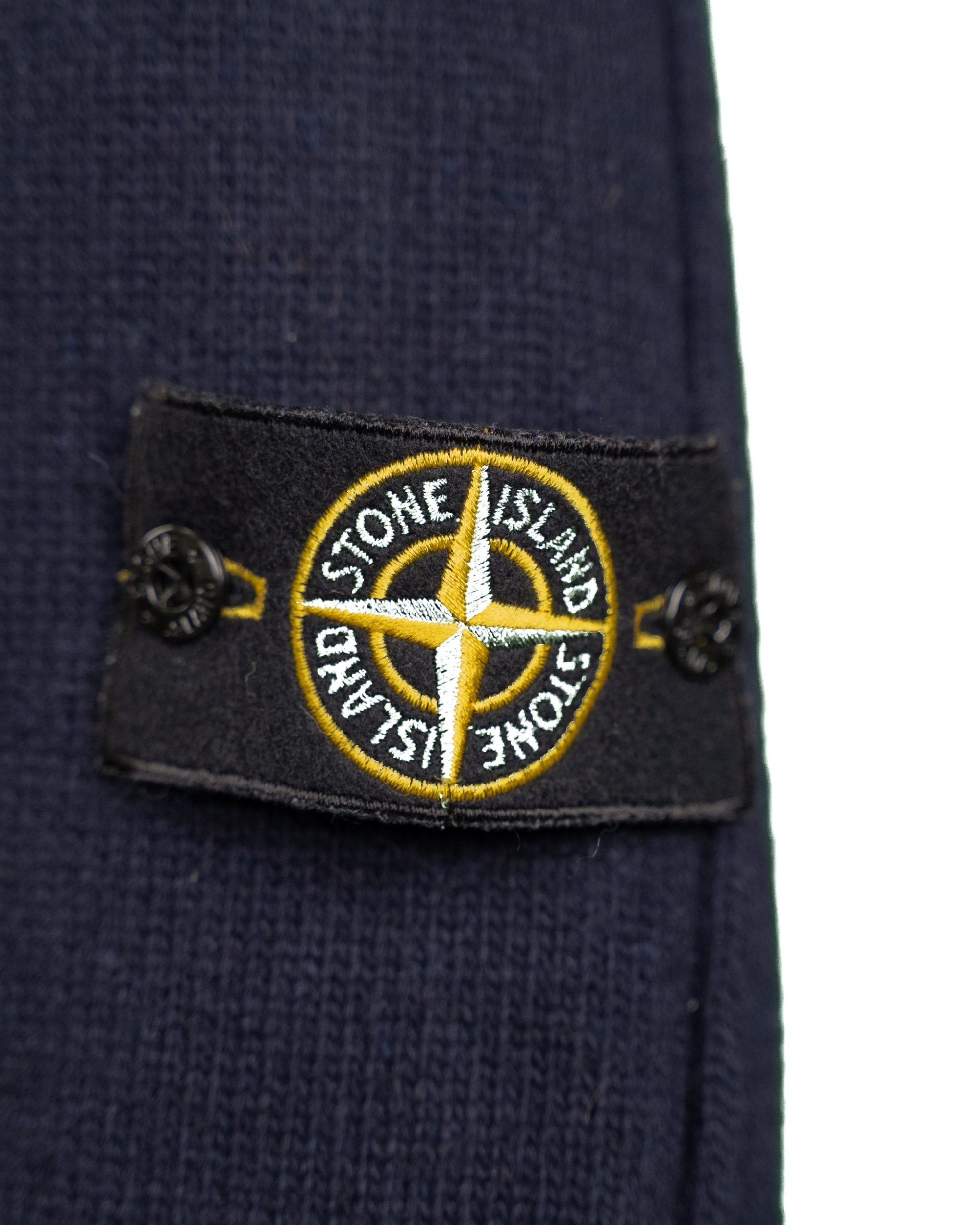Maglione Stone Island da Uomo Blue in Lana con Cappuccio e Zip - foto 3