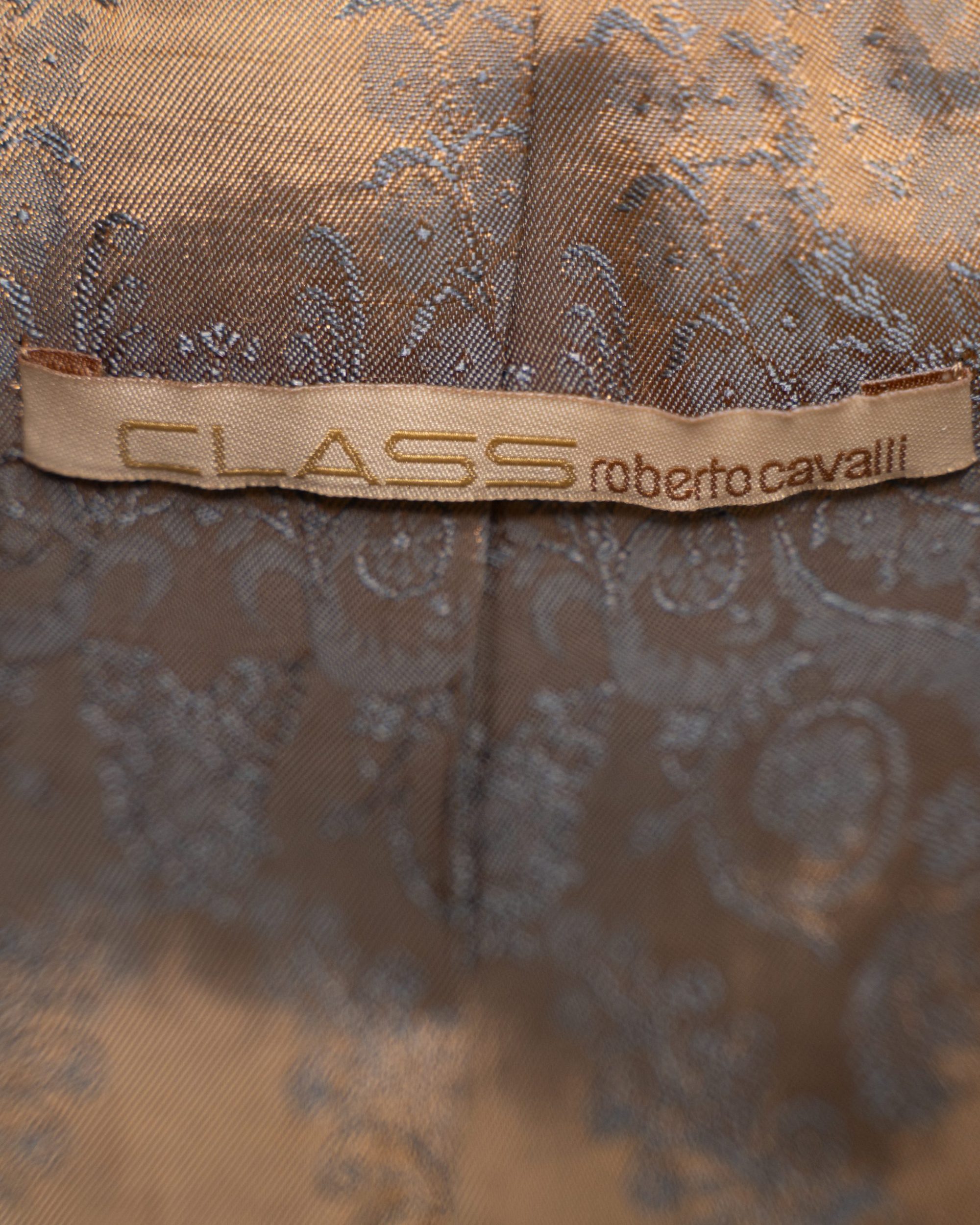 Class Roberto Cavalli Giacca donna – In lana con revers a lancia e dettagli a contrasto - foto 4