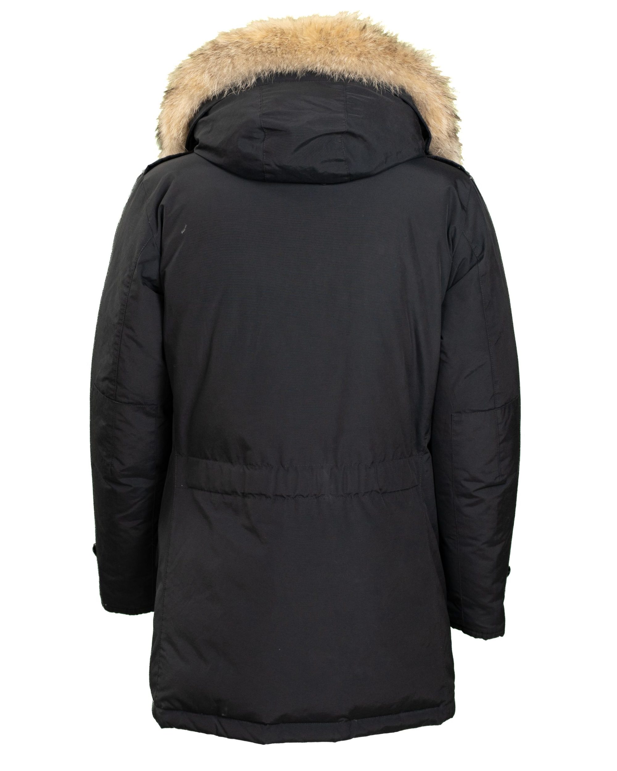 Parka Woolrich da uomo Blue con cappuccio in coyote - foto 2