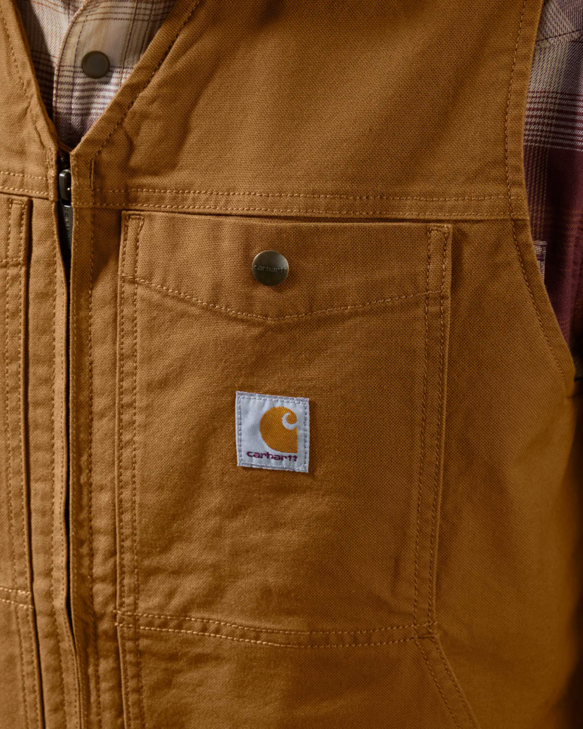 Gilet Carhartt Montana in Duck canvas - foto 3