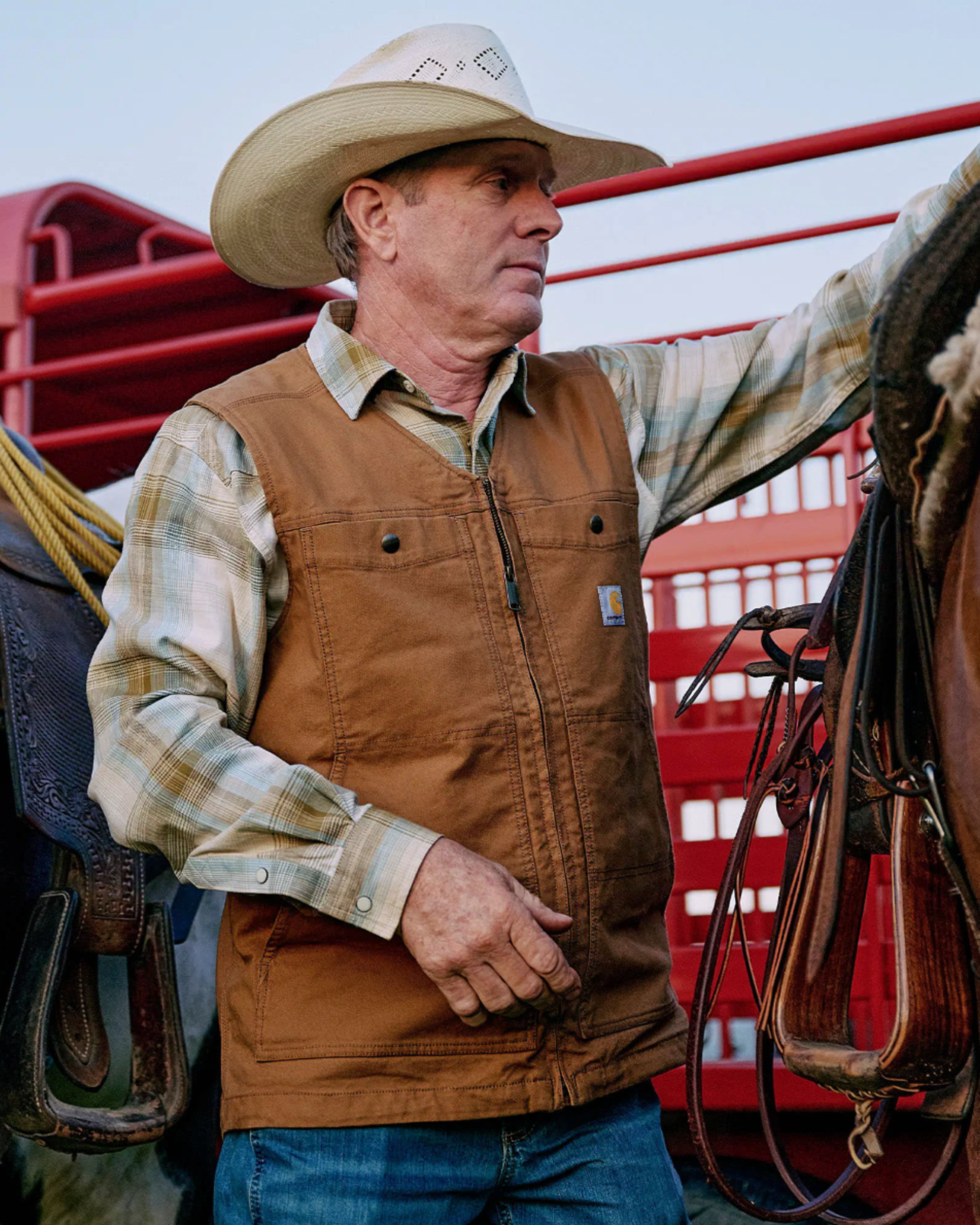 Gilet Carhartt Montana in Duck canvas - foto 6