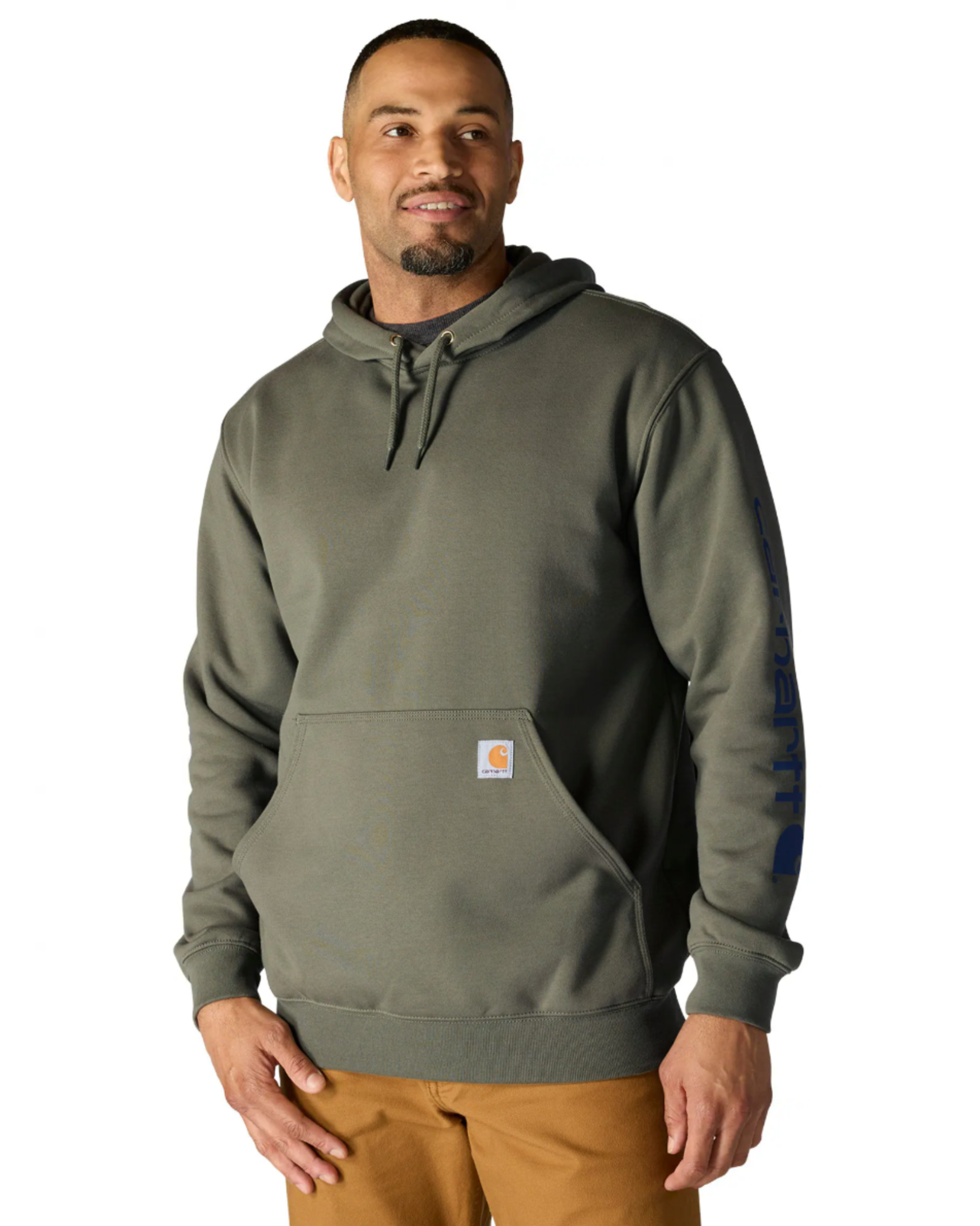 Felpa Carhartt Iconic K288 con logo girocollo - foto 3