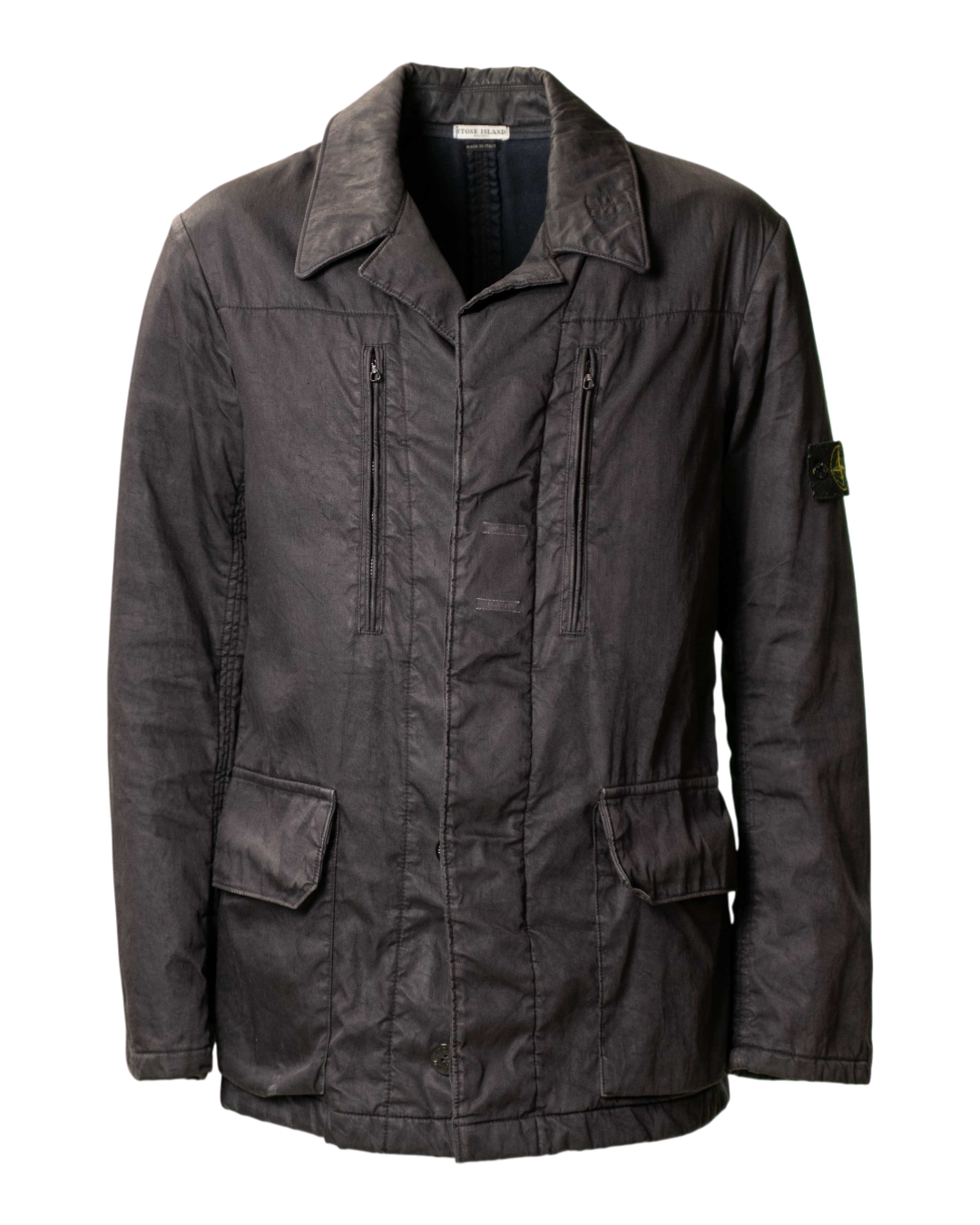 Giacca uomo Stone Island tipo Field Jacket grigio scuro