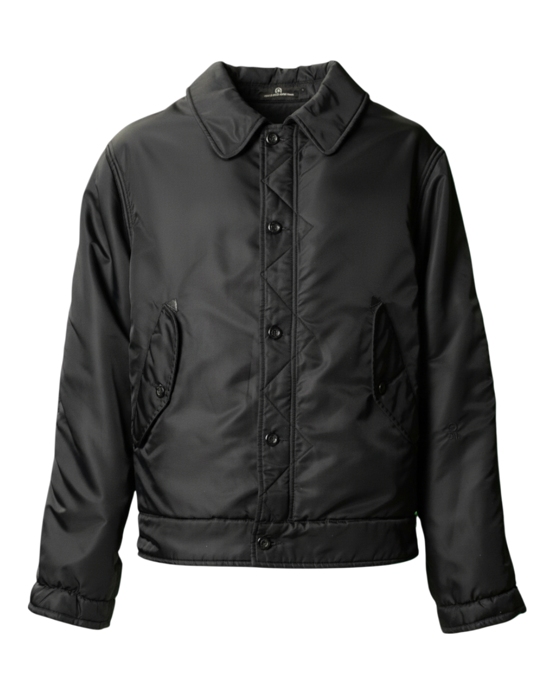 Giaccone uomo Stone Island nero con fodera in pile