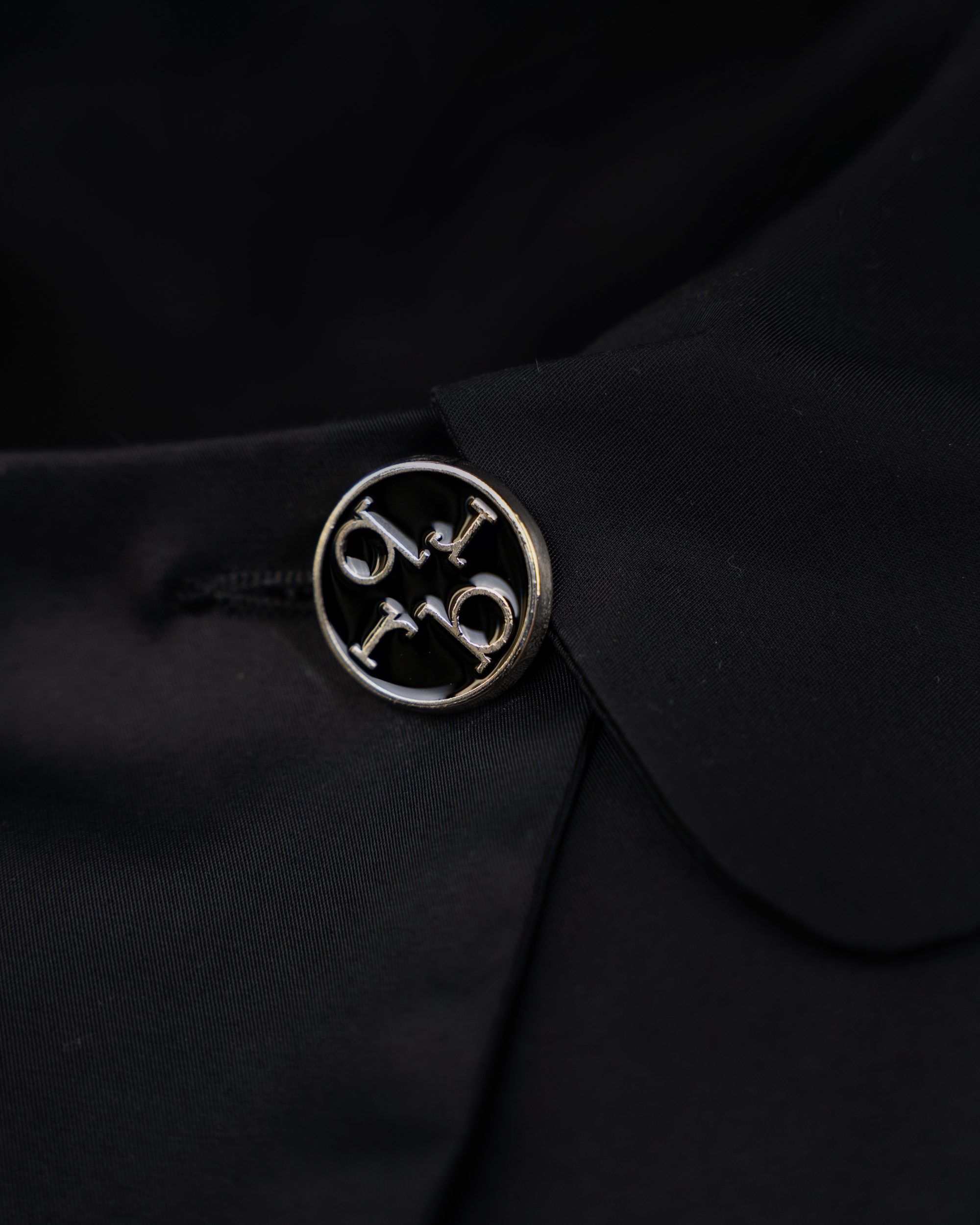Bolerino Donna Rocco Barocco Nero Satin Maniche Palloncino Bottoni Logati Vintage - foto 4