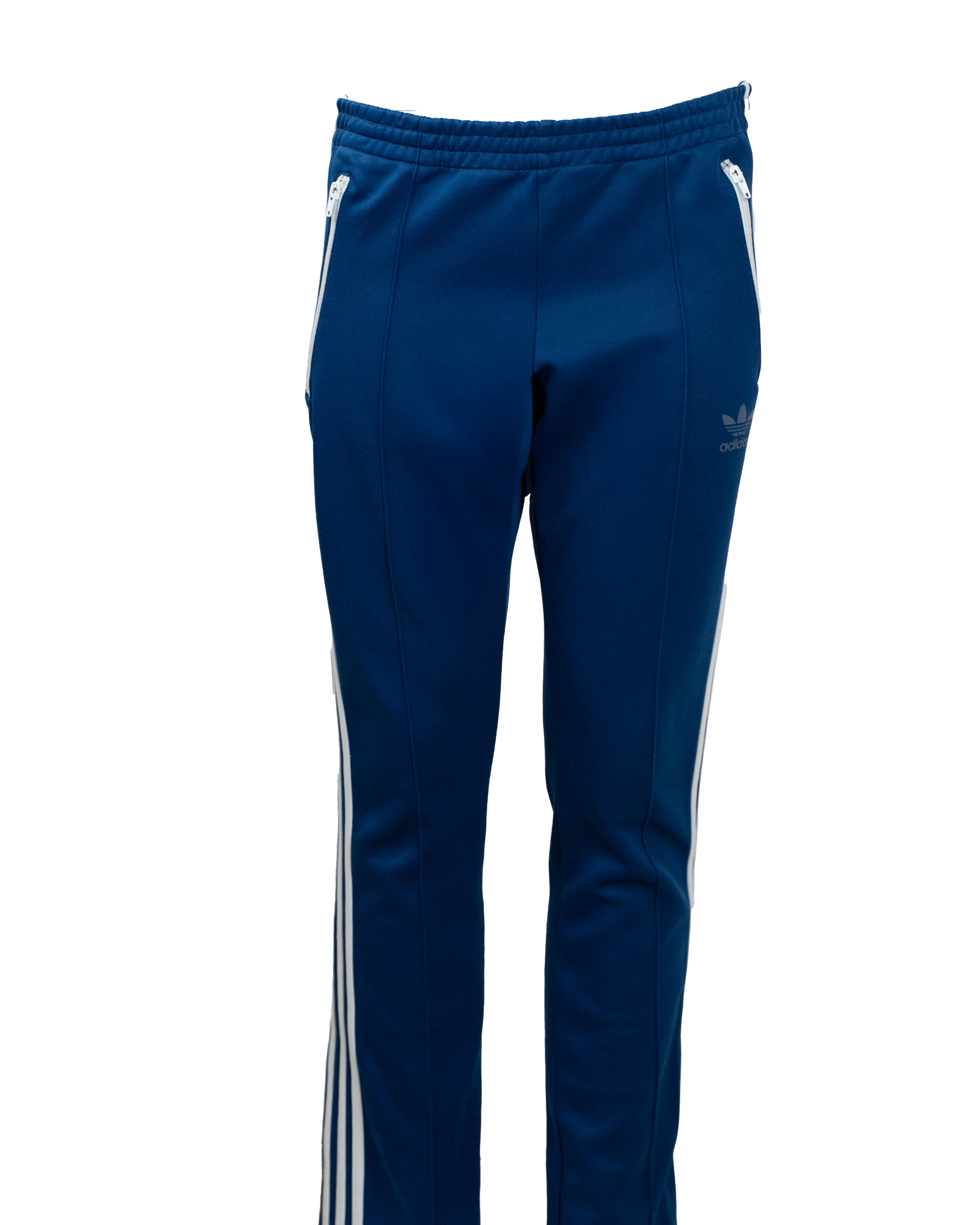 Pantalone Tuta Uomo Adidas Originals Blu Navy 3 Bande Bianche Trefoil Vintage Anni 2000