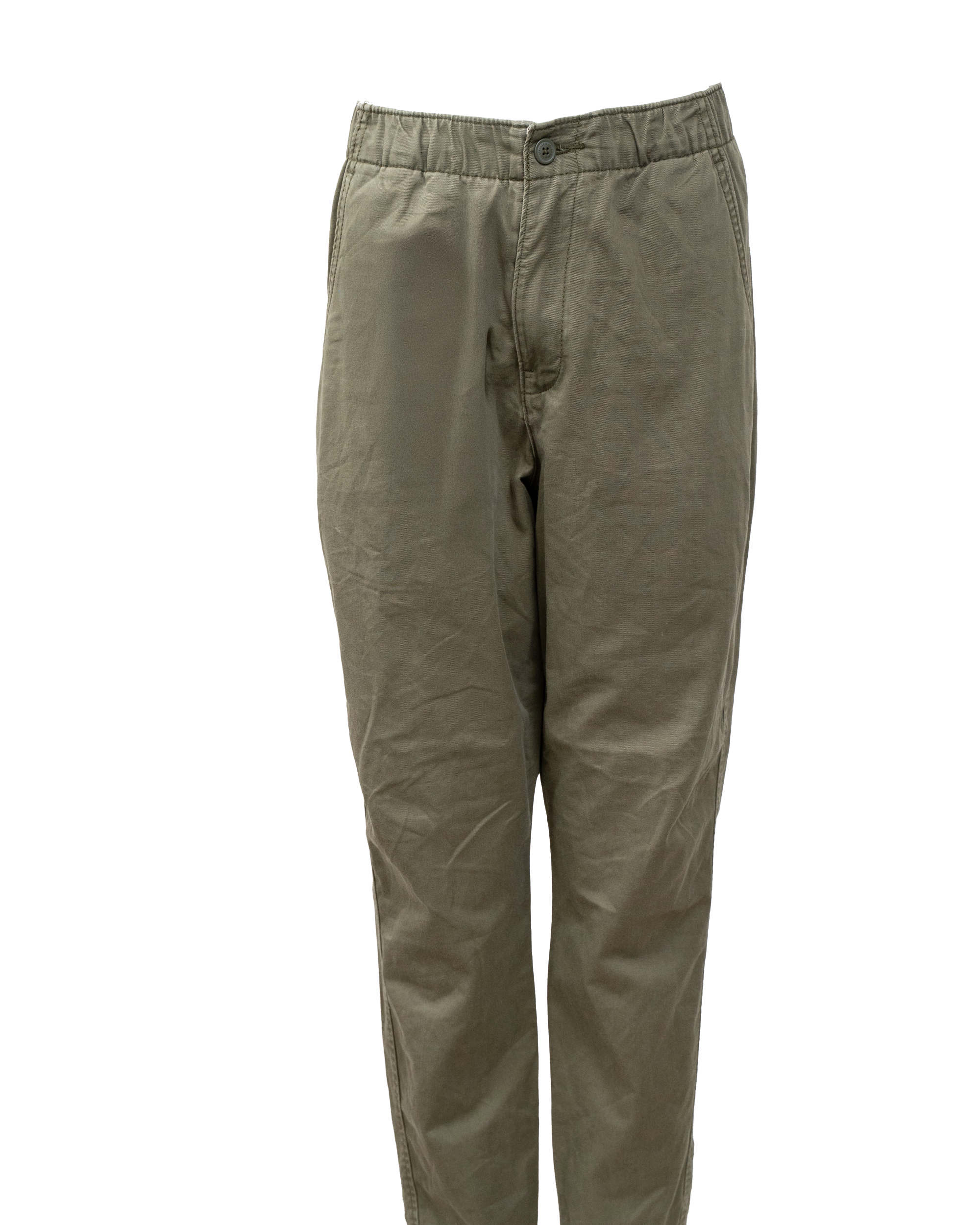 Pantalone Uomo Levi's Chino Verde Militare Jogger Elastico Caviglia Vintage Anni 2000