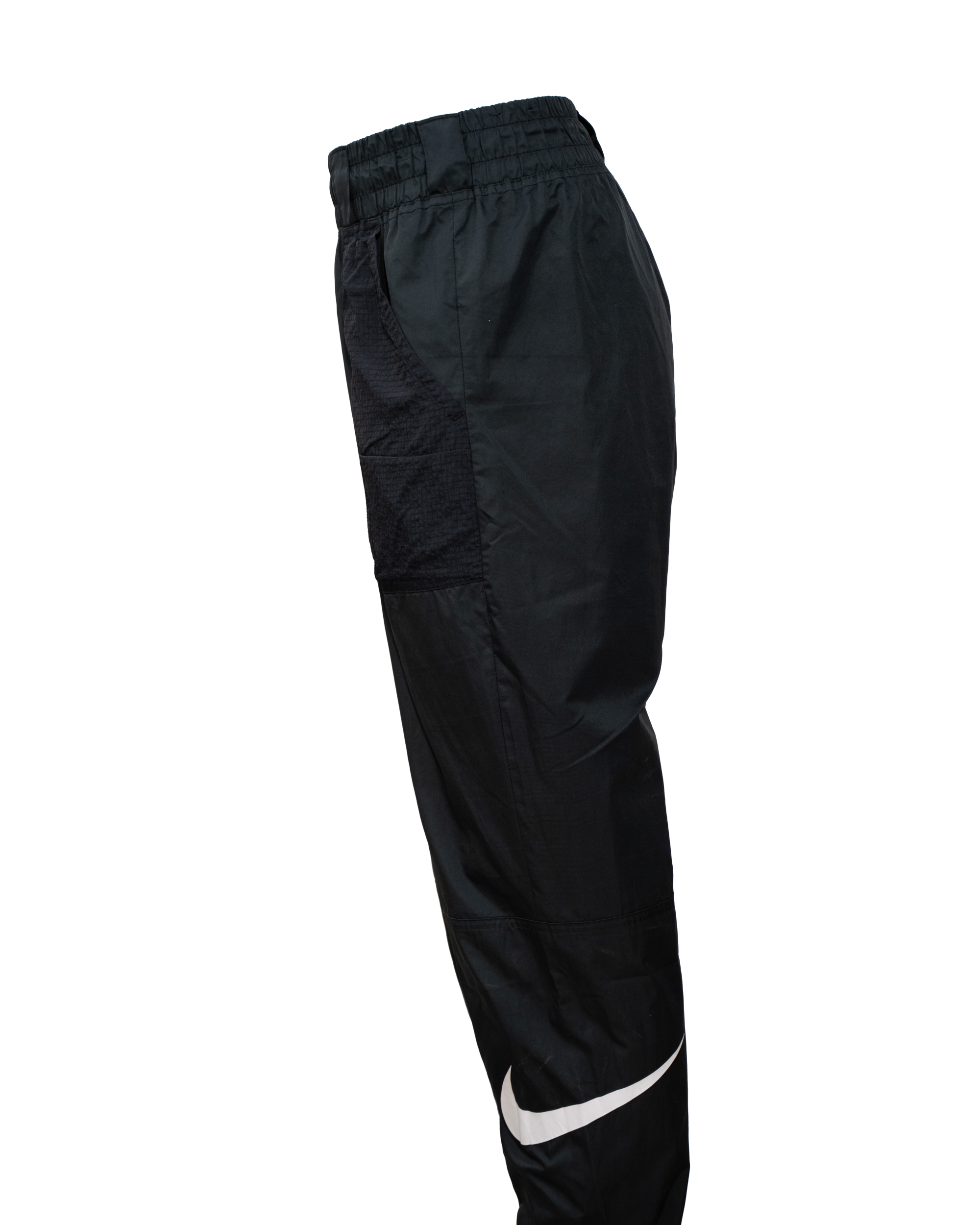 Pantalone Tuta Uomo Nike Nero Swoosh Maxi Nylon Ripstop Tasche Cargo Vintage - foto 3