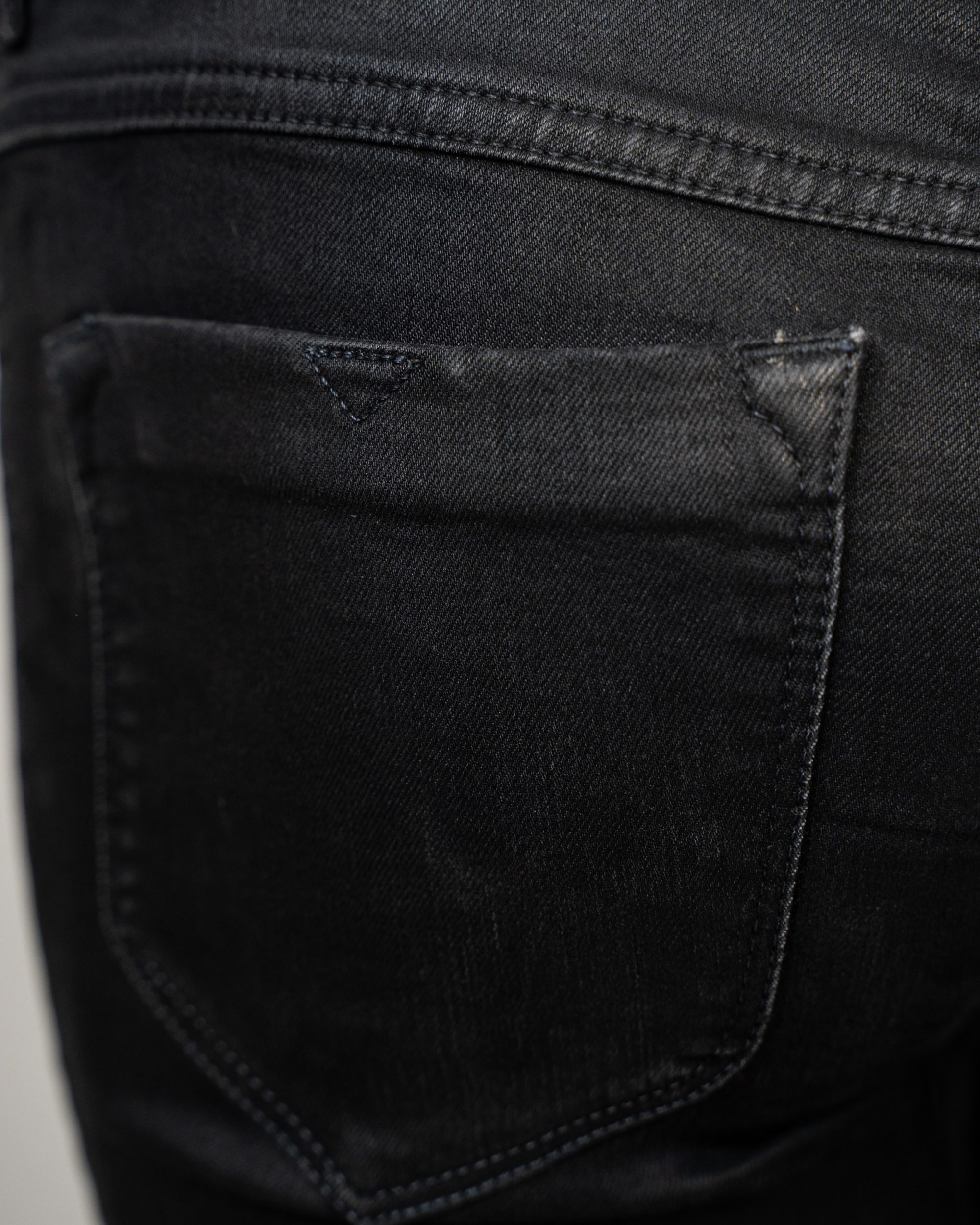 Jeans Donna Diesel Neri Effetto Coating Skinny Bootcut Vita Bassa Vintage Anni 2000 - foto 4