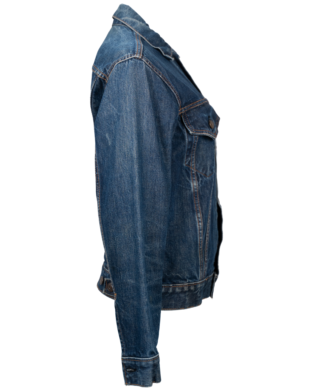 Giacca Denim Uomo Levi'S Red Tab Blu Scuro Vintage Anni 2000 Trucker Jacket Con Cinch Posteriore 3 Giacca Denim Uomo Levi'S Red Tab Blu Scuro Vintage Anni 2000 Trucker Jacket Con Cinch Posteriore - Foto 3