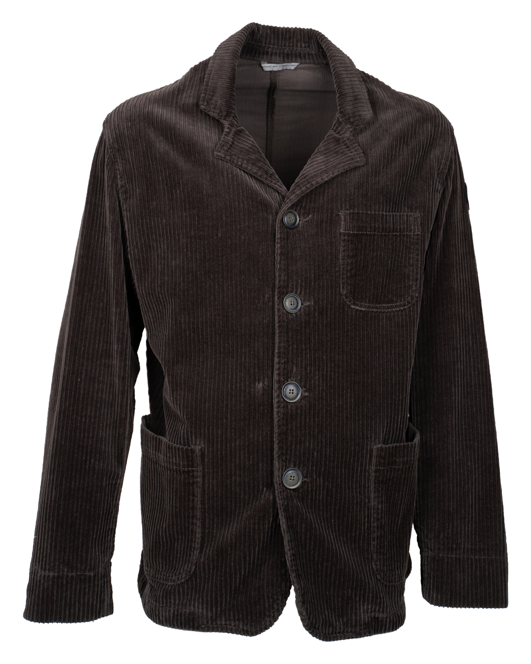 Giacca Velluto a Coste Uomo Avirex Marrone Scuro Vintage Anni 2000 Blazer Corduroy