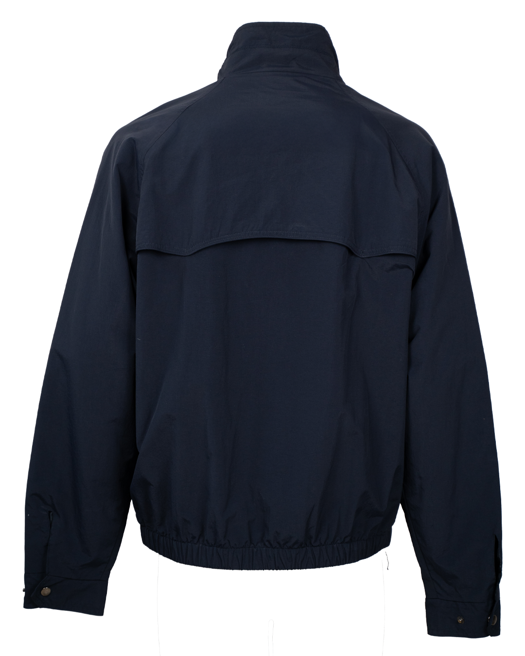 Giacca Uomo Schott NYC Blu Navy Nylon Harrington Yoke Posteriore Bottoni Ottone Vintage Anni 2000 - foto 2