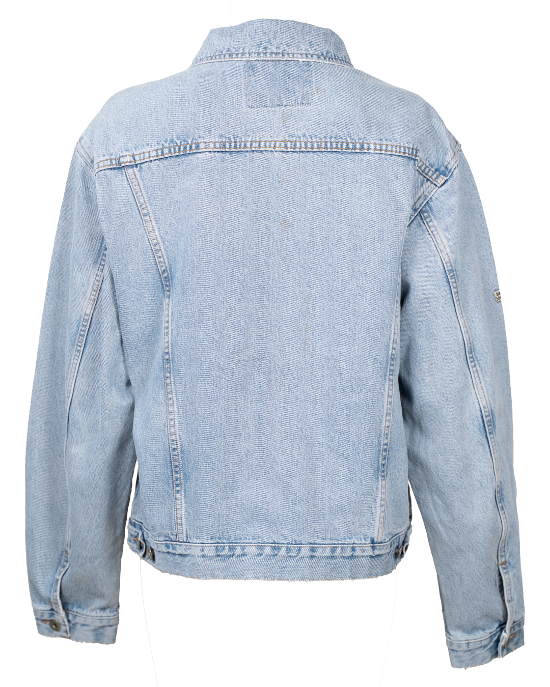 Giacca Jeans Uomo Energia Denim Azzurro Stone Wash Anni 90 Vintage Streetwear Taglia 54 - foto 2