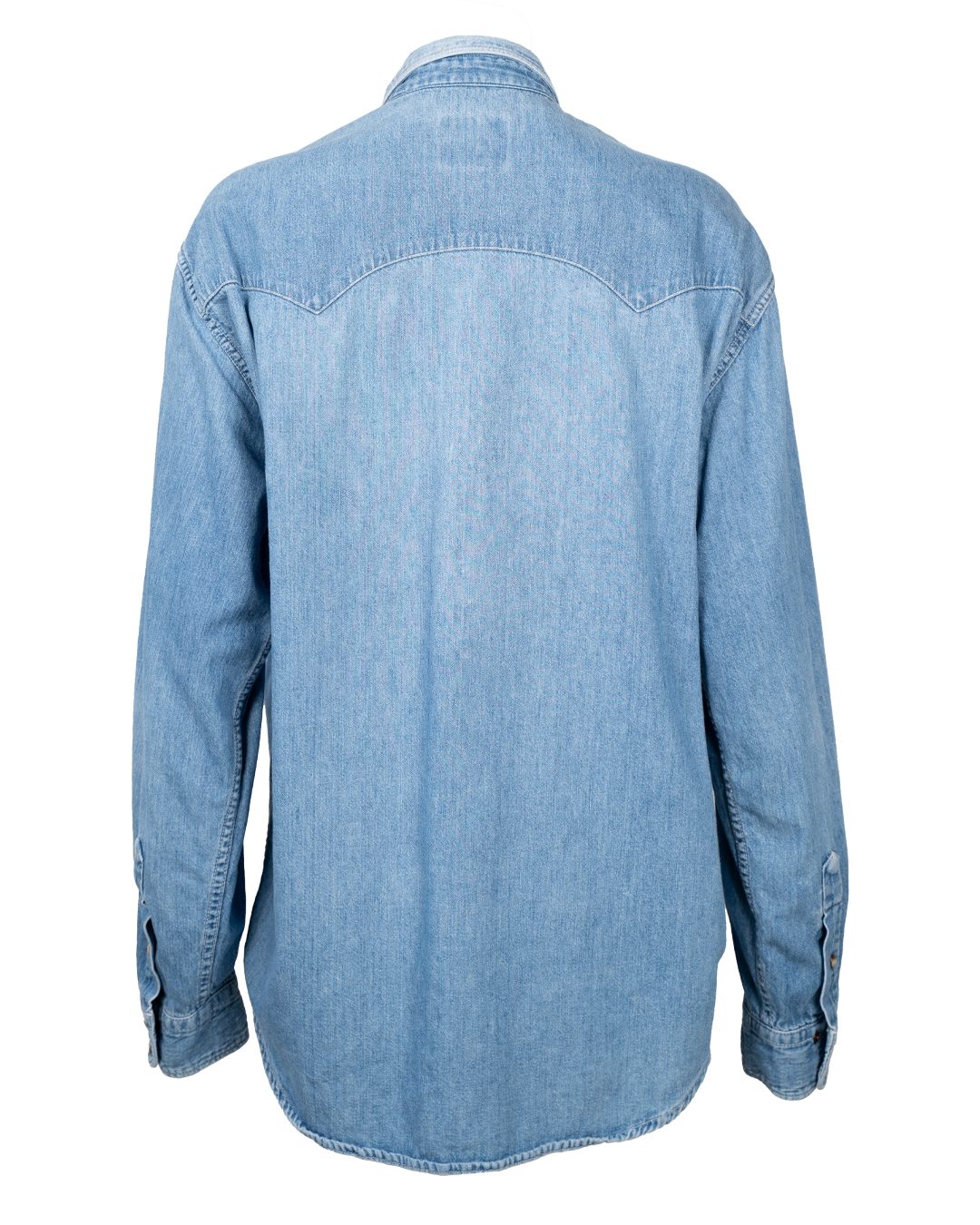 Giacca Jeans Uomo Best Company Denim Azzurro Western Style Bottoni a Pressione Vintage Anni 90 - foto 2