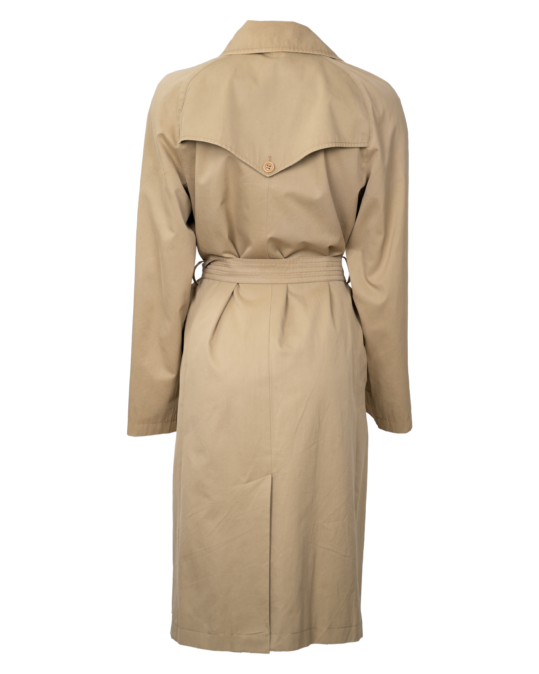 Trench Donna Weekend Max Mara Beige Cammello Vintage Anni 2000 Lungo Cintura Made in Italy - foto 2