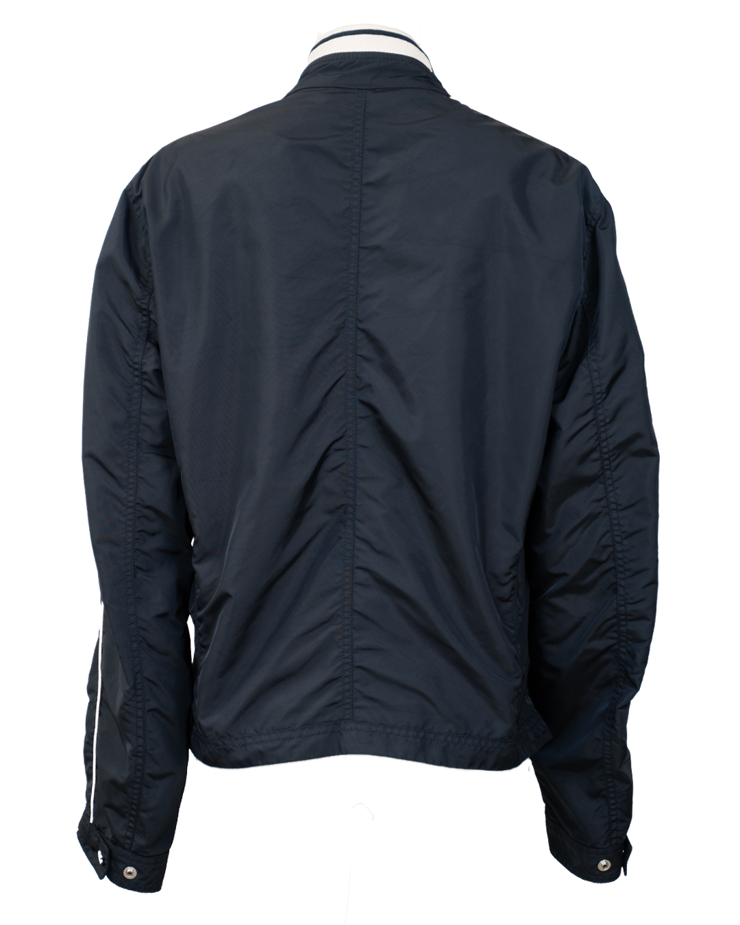Giubbino Donna Marina Yachting Blu Navy Nylon Vintage Anni 2000 Collo Baseball - foto 2