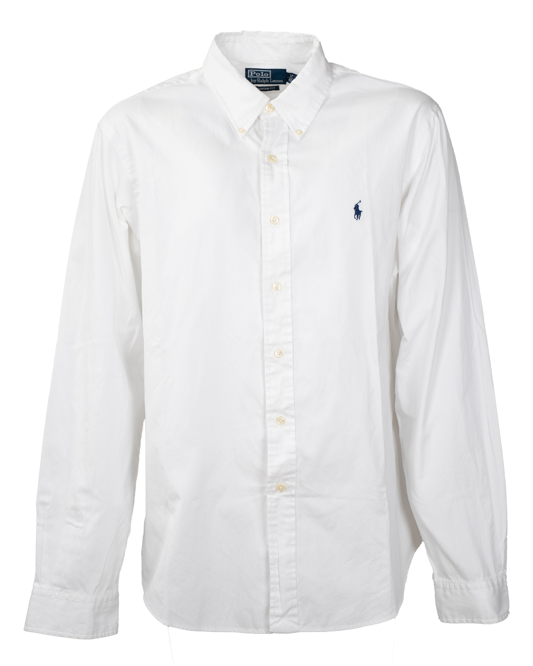 Camicia Uomo Ralph Lauren Bianca Oxford Button-Down Pony Ricamato Vintage Anni 90