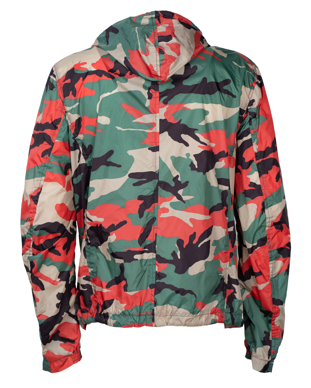 Giacca Uomo Dsquared2 Camouflage Verde Rosa Cappuccio Anni 2000 Streetwear - foto 2