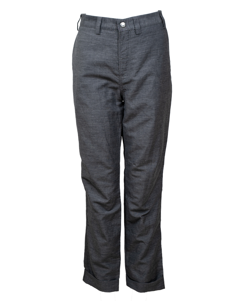 Pantalone Uomo Brunello Cucinelli Grigio Sartoriale in Misto Lino Lana Made in Italy