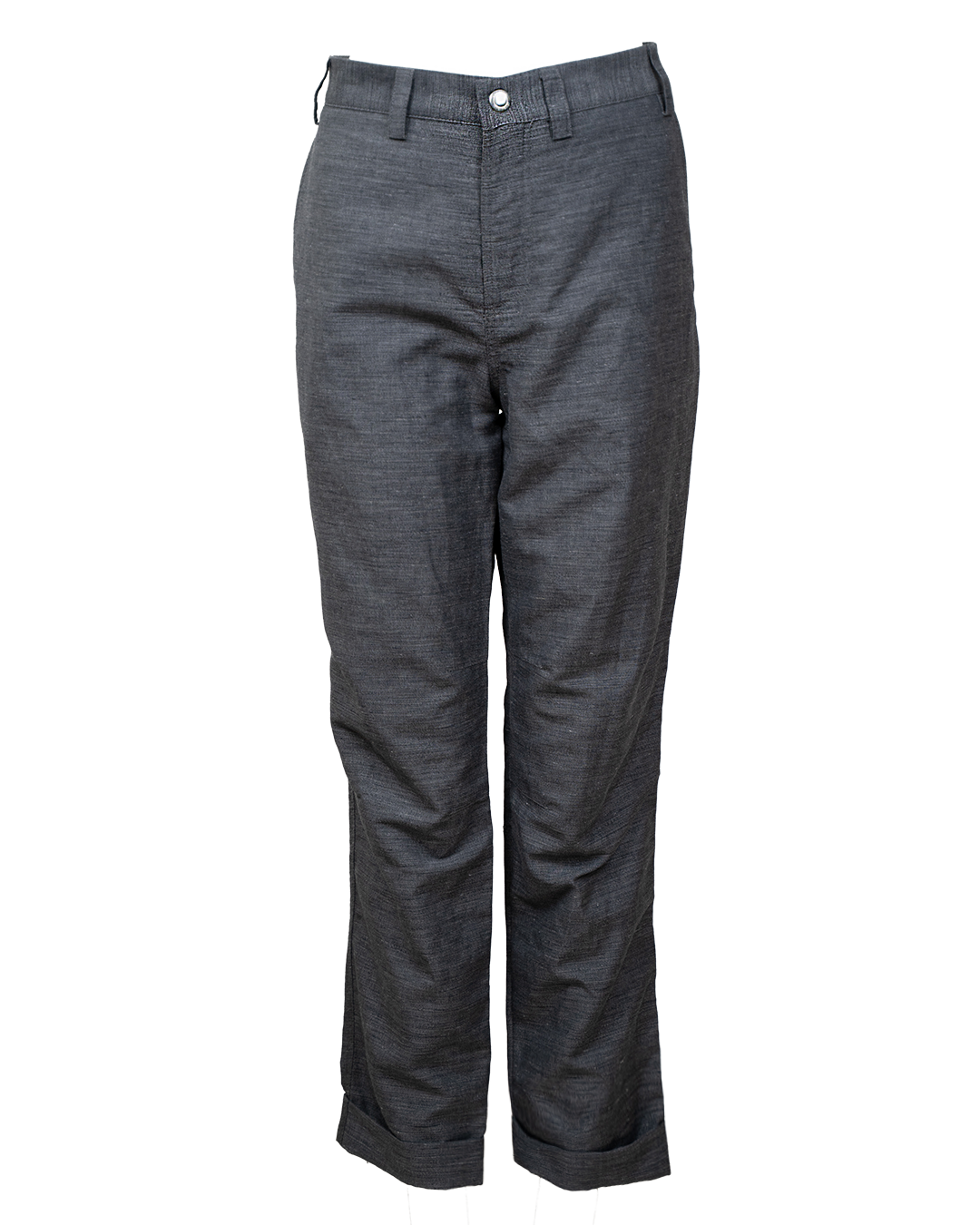 Pantalone Uomo Brunello Cucinelli Grigio Sartoriale in Misto Lino Lana Made in Italy