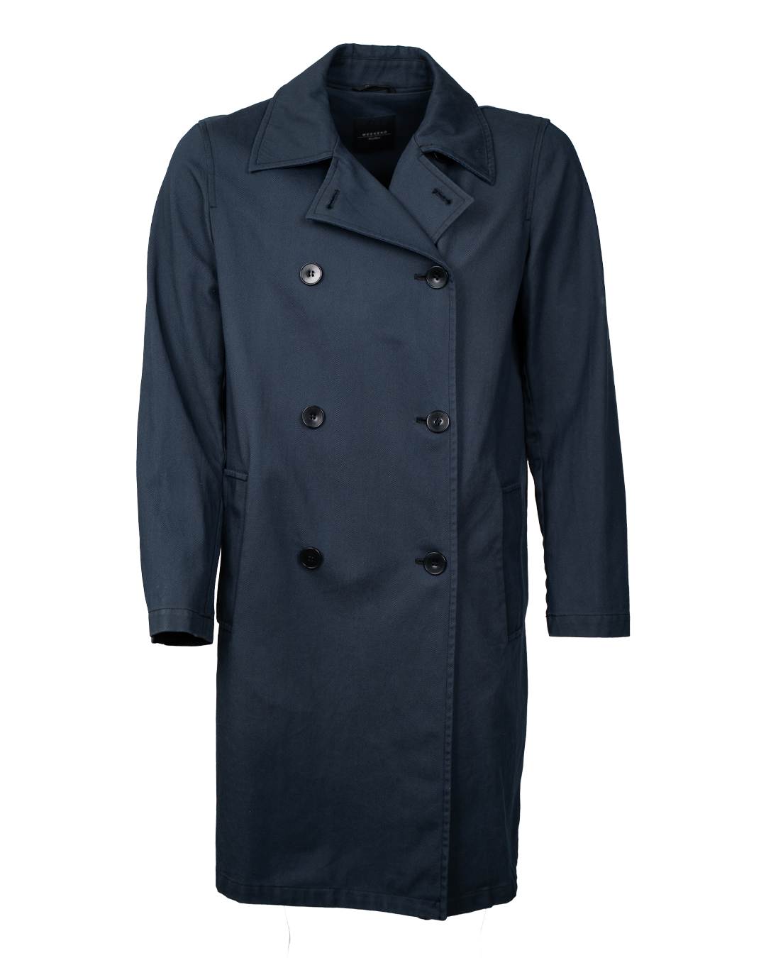 Trench Donna Weekend Max Mara Blu Navy Lungo Cotone Vintage Anni 2000 Made in Italy