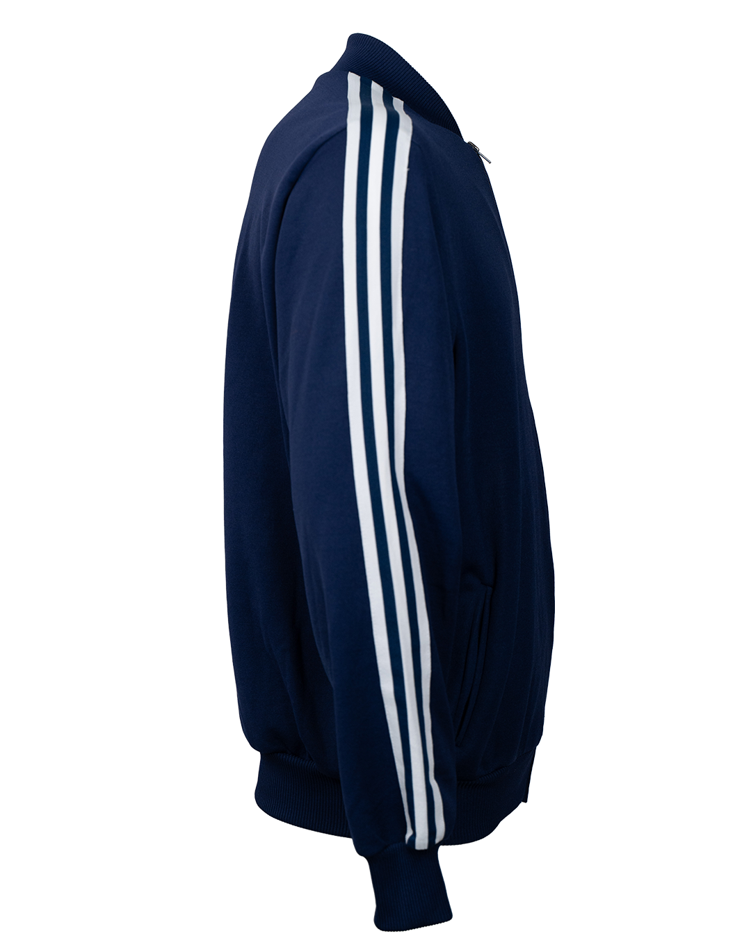 Felpa Zip Adidas Originals Blu Navy Vintage Anni 2000 Track Jacket Logo Trefoil 3 Felpa Zip Adidas Originals Blu Navy Vintage Anni 2000 Track Jacket Logo Trefoil - Foto 3