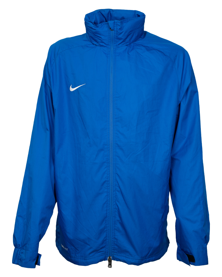 Giacca Windbreaker Uomo Nike Blu Royal Anni 2000 Sport Vintage Crest Logo