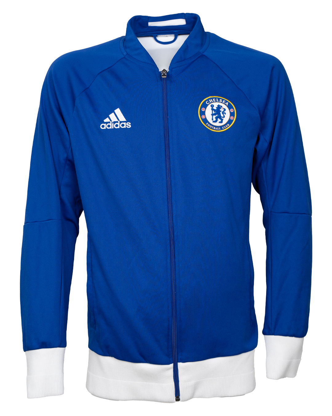Felpa Zip Adidas Chelsea FC Blu Track Jacket Vintage Calcio Premier League