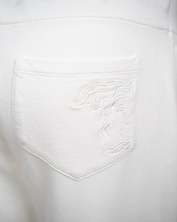 Pantalone Felpa Donna Versace Collection Bianco Logo Medusa Vintage Anni 2000 4 Pantalone Felpa Donna Versace Collection Bianco Logo Medusa Vintage Anni 2000 - Foto 4