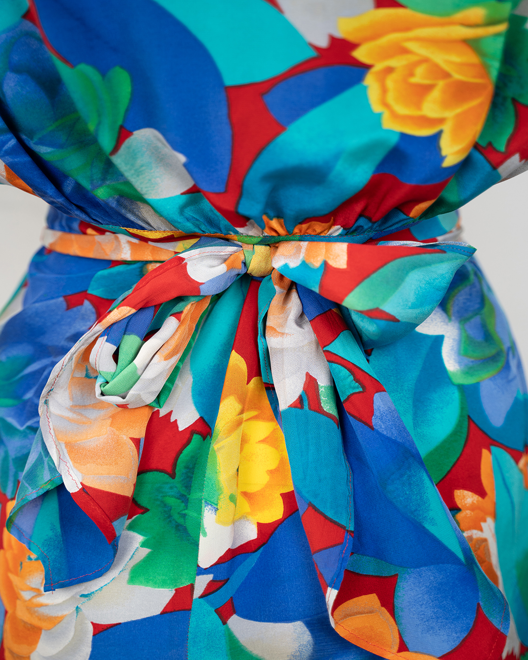Abito Donna Mariella Burani Vintage Anni 80 Stampa Floreale Multicolor Maniche Kimono Made In Italy 4 Abito Donna Mariella Burani Vintage Anni 80 Stampa Floreale Multicolor Maniche Kimono Made In Italy - Foto 4
