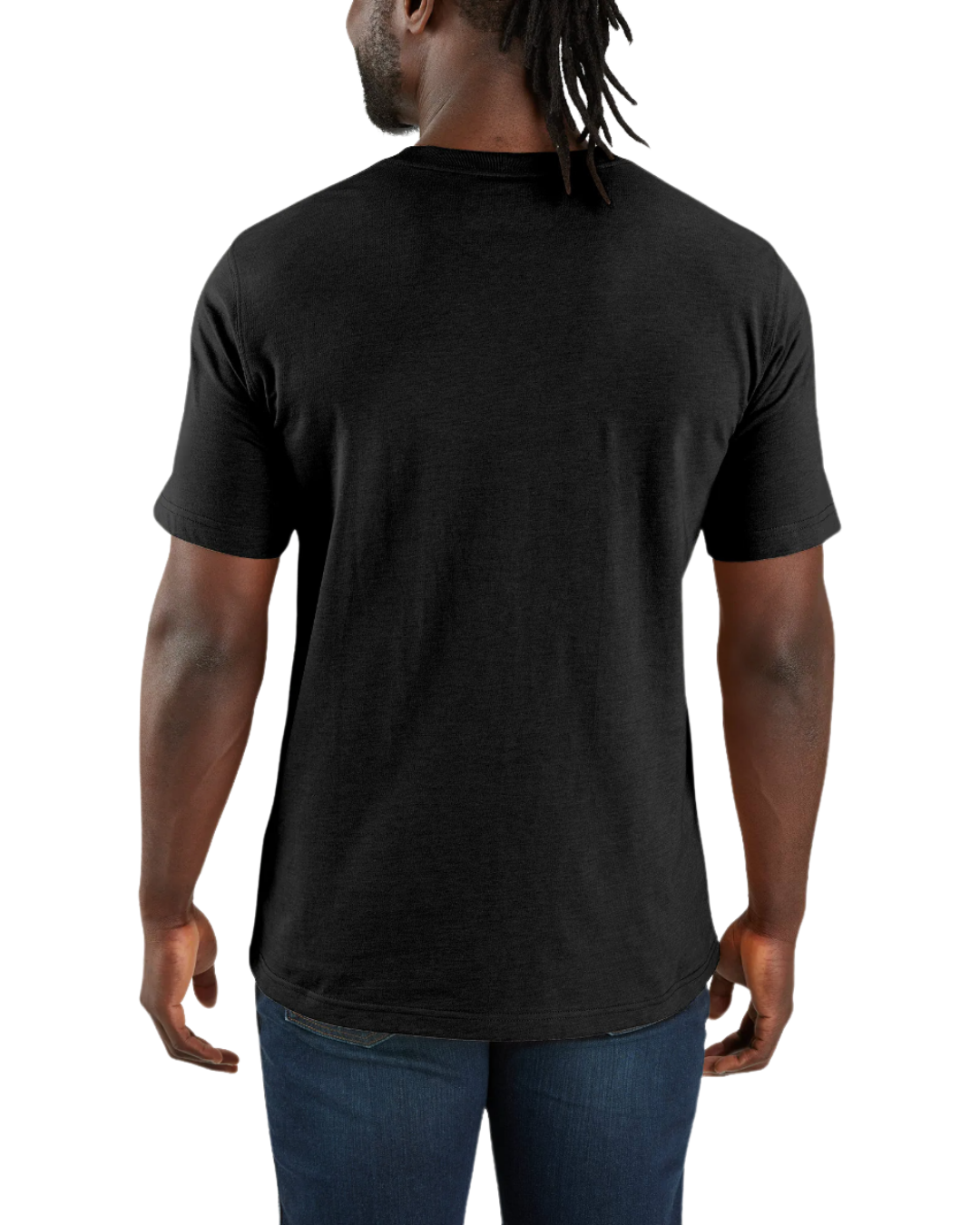 T-Shirt Maglietta Carhartt con Stampa Logo Grafica Nera Unisex - foto 2
