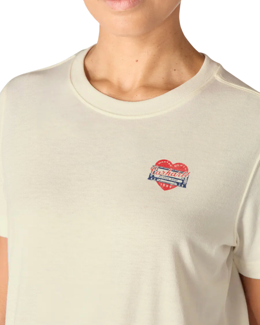 T-Shirt Maglietta Carhartt Irvine Relaxed Heritage Heart Unisex 4 T-Shirt Maglietta Carhartt Irvine Relaxed Heritage Heart Unisex - Foto 4