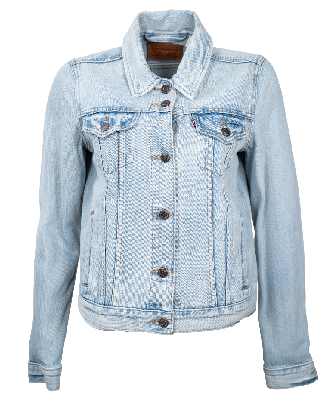 Giacca di Jeans Donna Levi's Blu Chiarissimo Trucker Slim Red Tab Vintage