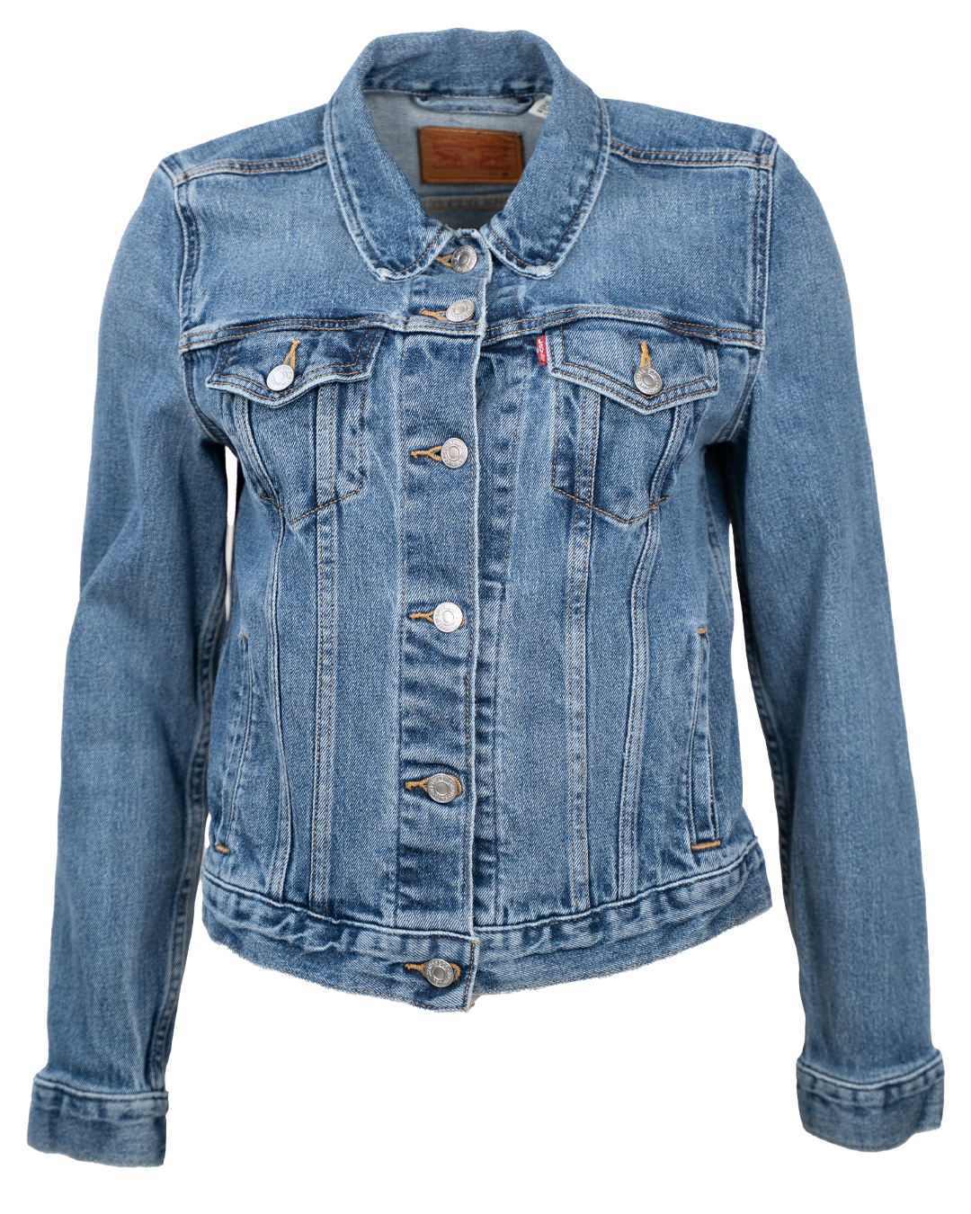 Giacca di Jeans Donna Levi's Blu Trucker Slim Red Tab Vintage Anni 2000