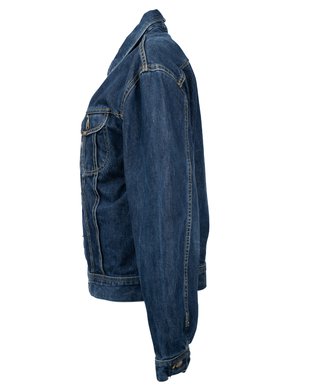 Giacca Di Jeans Lee Unisex Trucker Blu Scuro Indaco Vintage Anni 2000 3 Giacca Di Jeans Lee Unisex Trucker Blu Scuro Indaco Vintage Anni 2000 - Foto 3
