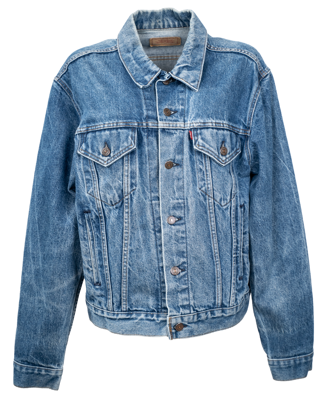 Giacca di Jeans Levi's Unisex Red Tab Blu Trucker Denim Classico Vintage Anni 2000
