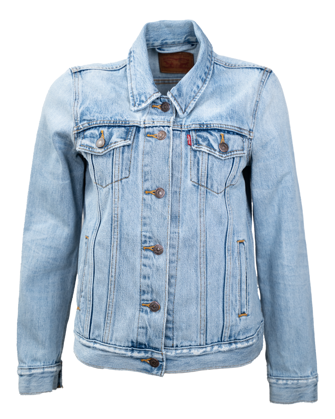 Giacca di Jeans Donna Levi's Red Tab Azzurra Stonewash Trucker Vintage Anni 2000