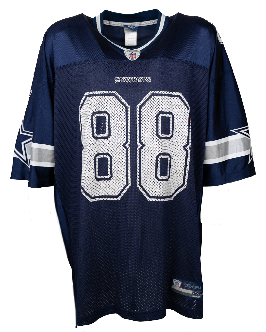 Maglia NFL Uomo Reebok Dallas Cowboys Blu Navy Numero 88 Football Americano Vintage