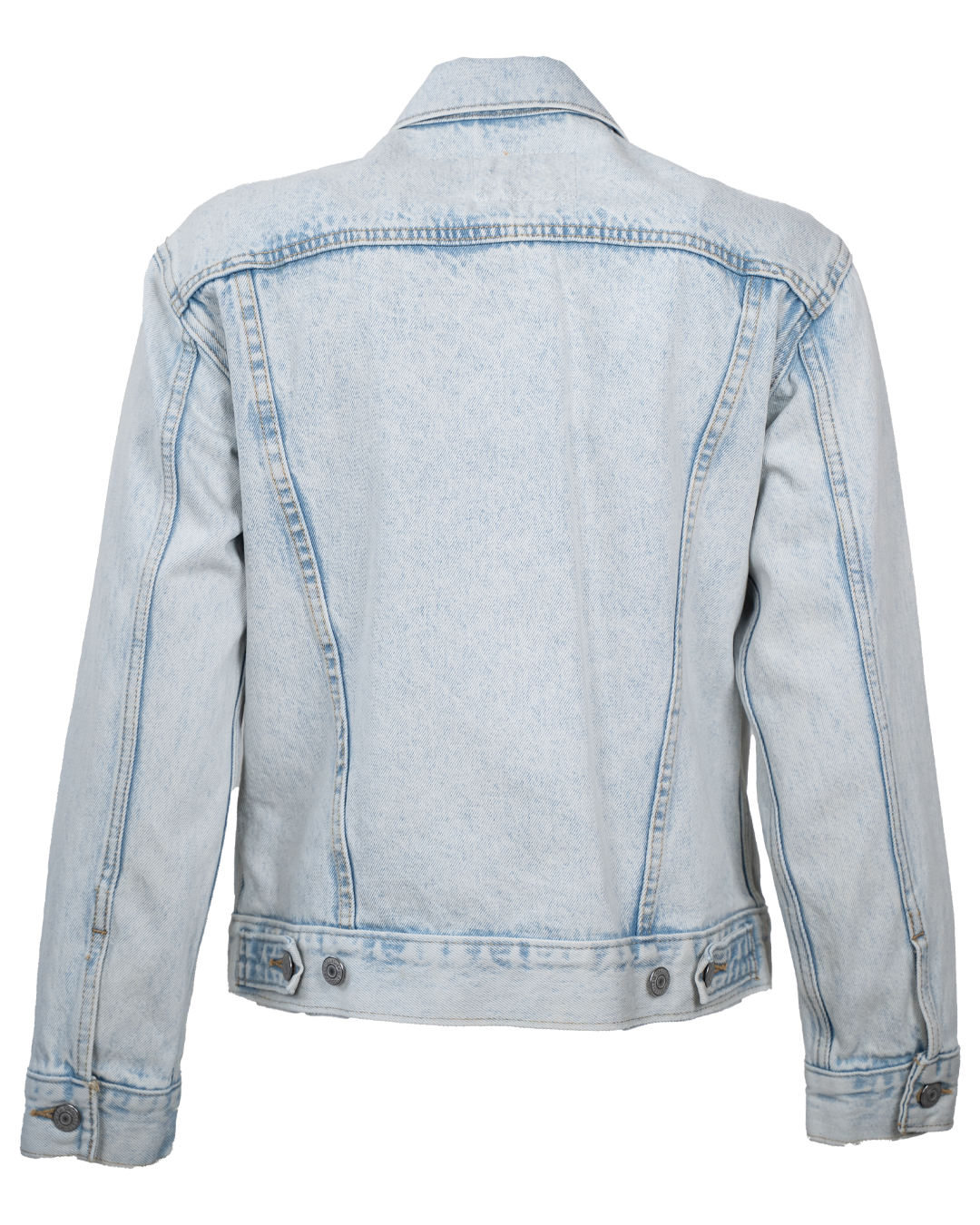 Giacca di Jeans Donna Levi's Blu Chiarissimo Trucker Slim Vintage Anni 2000 - foto 2