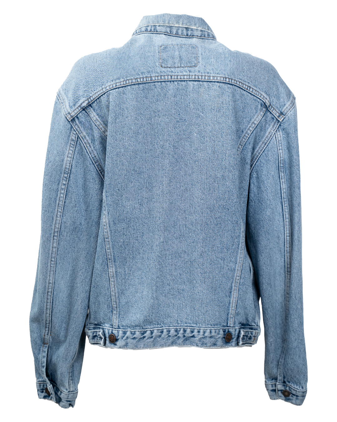Giacca di Jeans Levi's Unisex Red Tab Azzurra Stonewash Trucker Bottoni Rame Vintage Anni 2000 - foto 2