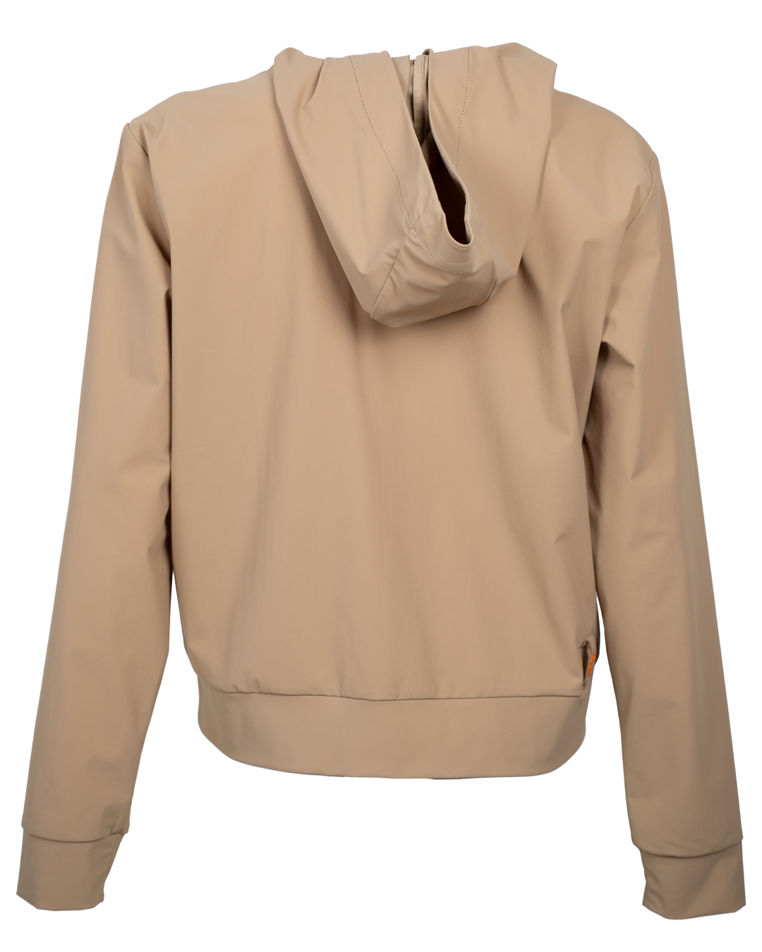 Giacca Felpa Donna Save The Duck Beige Sabbia con Cappuccio Zip Intera Tessuto Tecnico Stretch - foto 2
